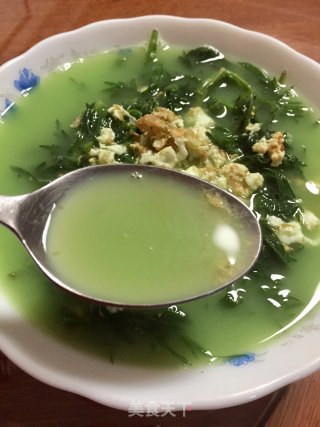 艾叶蛋汤的做法步骤：9