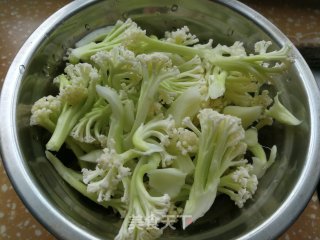 上汤花菜的做法步骤：3