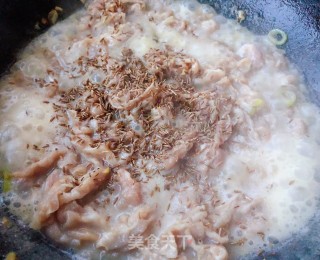 #肉菜#葱爆羊肉片的做法步骤：5