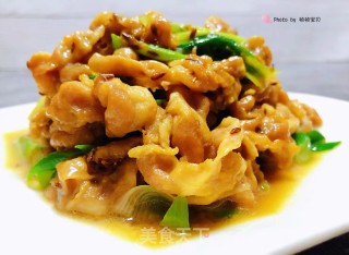 #肉菜#葱爆羊肉片的做法步骤：9