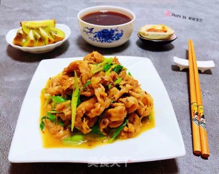 #肉菜#葱爆羊肉片的做法步骤：10