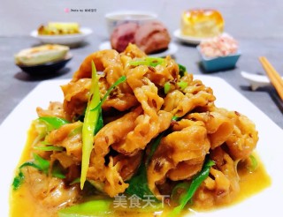 #肉菜#葱爆羊肉片的做法步骤：11