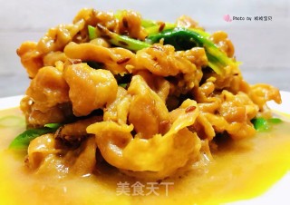 #肉菜#葱爆羊肉片的做法步骤：13