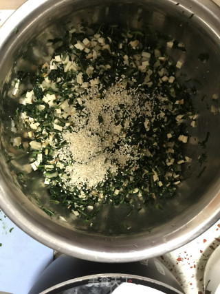 马兰头青团的做法步骤：15