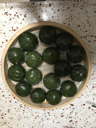 马兰头青团的做法步骤：32