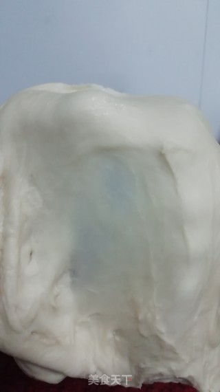 肉松夹心花朵面包的做法步骤：4