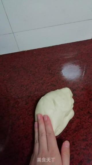 肉松夹心花朵面包的做法步骤：5