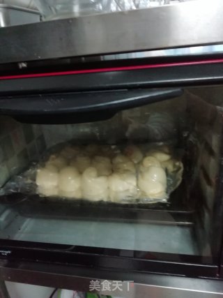 肉松夹心花朵面包的做法步骤：12