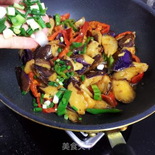 酱爆茄子的做法步骤：11