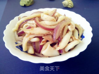 鱿鱼炒洋葱的做法步骤：8