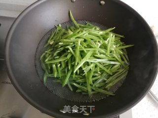 素炒刀豆的做法步骤：3