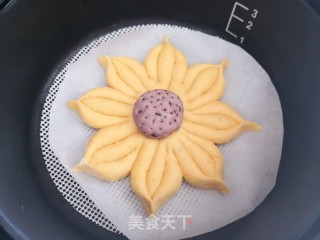 向日葵发糕的做法步骤：6