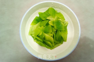 青笋拌虾仁的做法步骤：8