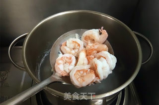 青笋拌虾仁的做法步骤：9