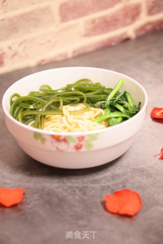 海带青菜米粉的做法步骤：7