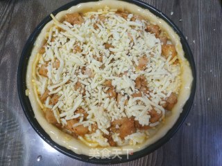 奥尔良鸡肉披萨的做法步骤：12