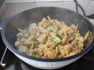 蚝油花菜的做法步骤：10