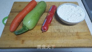营养早餐：蔬菜小饼的做法步骤：1
