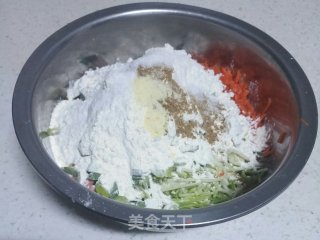 营养早餐：蔬菜小饼的做法步骤：7