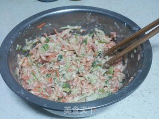 营养早餐：蔬菜小饼的做法步骤：8