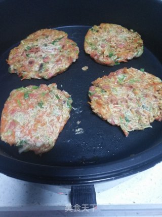 营养早餐：蔬菜小饼的做法步骤：11