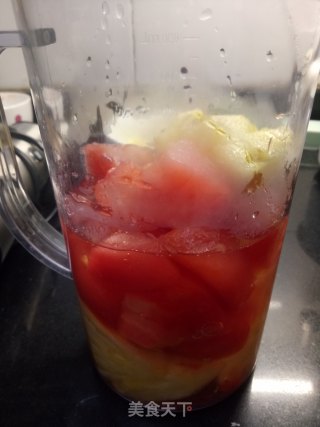 西红柿菠萝汁的做法步骤：3
