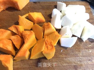 山药煮南瓜的做法步骤：3