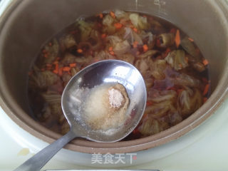 大白菜煲松茸汤的做法步骤：8