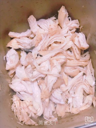 鸡肉松（面包机版）的做法步骤：2