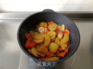 酱香土豆炒肉片的做法步骤：10