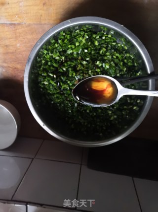 韭菜鸡蛋饺的做法步骤：7