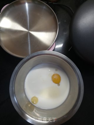 山药蓝莓千层蛋糕的做法步骤：2