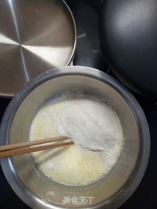 山药蓝莓千层蛋糕的做法步骤：3