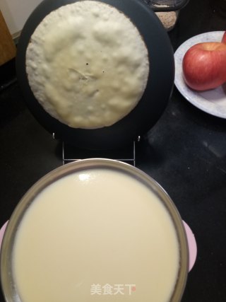 山药蓝莓千层蛋糕的做法步骤：5
