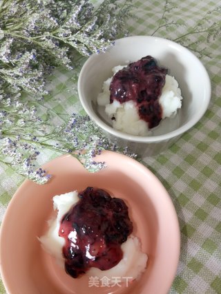 蓝莓山药泥的做法步骤：6