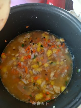 菠萝闷饭的做法步骤：8
