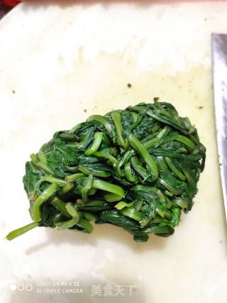 苦麻菜肉末汤的做法步骤：4