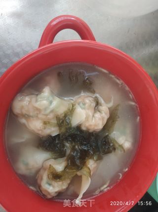 鲜肉虾仁馄饨的做法步骤：7