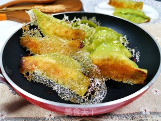 韭菜鲜肉锅贴的做法步骤：7