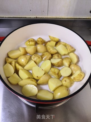 香煎小土豆的做法步骤：5