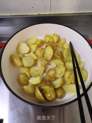 香煎小土豆的做法步骤：7