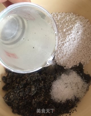 黑芝麻马蹄糊的做法步骤：5