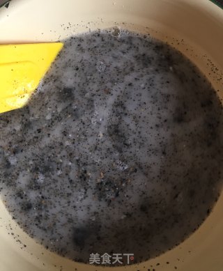 黑芝麻马蹄糊的做法步骤：6