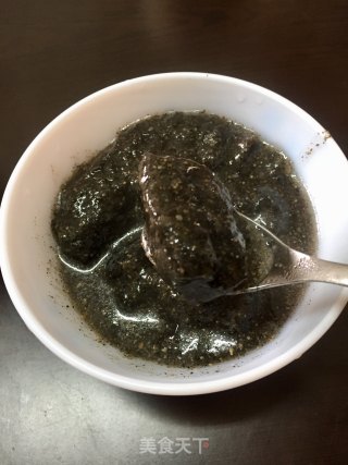 黑芝麻马蹄糊的做法步骤：11