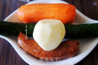 蛋卷饭的做法步骤：1
