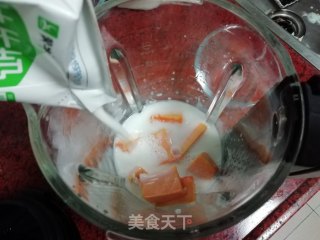 奶香南瓜糊的做法步骤：6