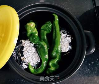 黑乐砂锅烤茄子的做法步骤：2