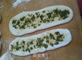 培根蒜香面包的做法步骤：3