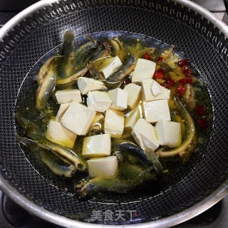 泥鳅炖豆腐的做法步骤：7