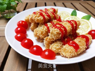 香酥巴沙鱼柳的做法步骤：10